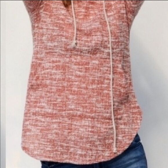 Textured Drawstring Hoodie - Picture 4 of 5